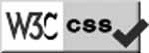 W3C-Icon für den Nachweis einer CSS-konformen Website