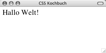 Der Text wird vergrößert