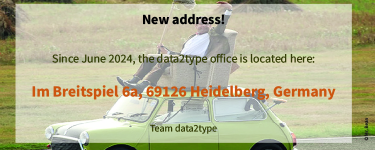 New address: Im Breitspiel 6a, 69126 Heidelberg